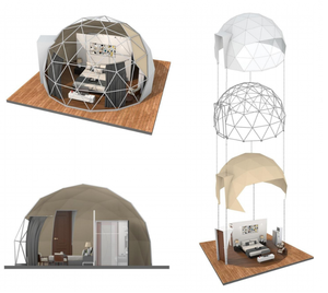 Cabaña Geodésica de PVC con Ventana Panorámica, Resistente al Viento, para Acampar en Bosques Profundos, Retiro en la Naturaleza, Alojamiento con Vista a las <span class=keywords><strong>Estrellas</strong></span> - Product Image 3