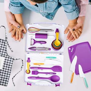 Toddler <strong>Kitchen</strong> Play <strong>Small</strong> Children Baking <strong>Kitchen</strong> Set Pretend Real Play Gourmet Cooking Tools Kit Box for Kids <strong>Toy</strong> Children - Product Image 5