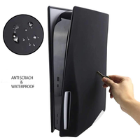 Pour PlayStation 5 jeu accessoires coque anti-poussière étanche housse de protection en Silicone pour hôte pour PS5 contrôleur panneau peau étui