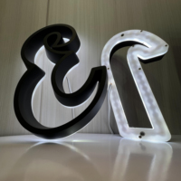 Enseigne commerciale 3D à éclairage frontal à DEL Caisses lumineuses publicitaires pour l'extérieur