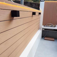 En vente Revêtement extérieur composite Planche Wpc Panneau mural extérieur