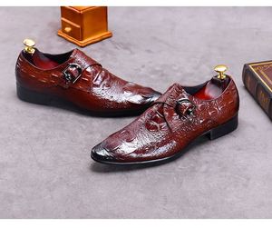 Luxury Custom Business Oxford Shoes <b>Pointed</b> Toe Men's Dress Lace-up Leather Handmade Lightweight Anti-Slip - Product Image 1