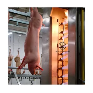 Forno di canalizzazione del maiale della fabbrica dell'attrezzatura del macello dei maiali di operazione flessibile per le macchine vive di macellazione del maiale