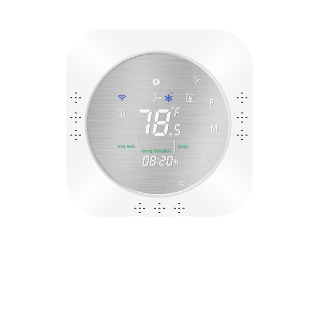 Heat Pump WiFi Smart Thermostat 24VAC Programmable Temperature Controller Room Temperature Tuya/Smart Life APP Alexa Google Home