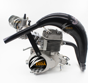 ZEDA hiệu suất Cao đua xăng động cơ DIO sậy van 80cc <span class=keywords><strong>90cc</strong></span> khí xe đạp động cơ kit - Product Image 5