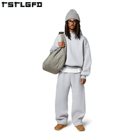 Sudadera con Capucha Corta de Felpa Francesa Bordada Ecológica para Hombre, de Invierno, Unisex, Premium