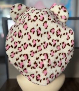 Gorro de Invierno con Orejas de Oso, de Felpa Polar, con Botón Cubierto, para Mujeres y Niños - Mamá, Hogar, Sueño - Product Image 4