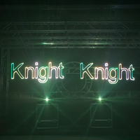 Luz Láser de Animación RGB Knight 8w para Discoteca, Fiesta, Espectáculo de Luces para Club Nocturno