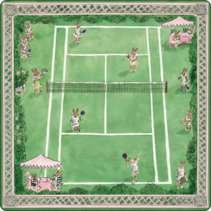 Lapangan Sepak Bola Kelinci Merah Muda Hijau <span class=keywords><strong>Pastel</strong></span> Desain Permainan Sepak Bola Kelinci Kartun Lucu Tikar Mahjong Amerika Portabel Dapat Dilipat - Product Image 2