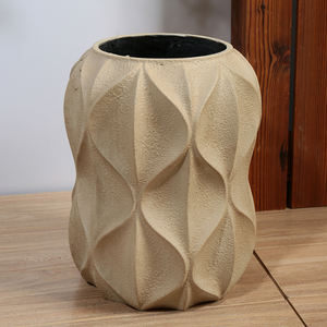 Vaso de Flores em Forma de Losango Retro de Magnésio, Ornamentos Minimalistas para Decoração de Casa, Cerâmica Decorativa para Sala de Estar - Product Image 4