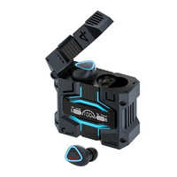 Écouteurs M45 TWS RGB coque métallique à faible latence écouteurs de jeu sans fil Mini affichage numérique Auriculares casque intra-auriculaire de jeu