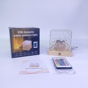 High Quality 16 Colors Romantic Northern <b>Lights</b> Water Ripple LED Projector Night <b>Light</b> <b>Plug</b>-In Touch Remote - Product Image 1