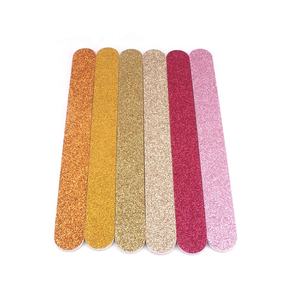 Özelleştirilmiş Grit ile profesyonel moda <span class=keywords><strong>Glitter</strong></span> zımpara kurulu düz tırnak törpüsü - Product Image 3
