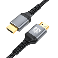 Nouveau câble blindé en PVC plaqué or 8K 60HZ 4K version 2.1 mâle-mâle pour ordinateur, téléviseur, moniteur, écran
