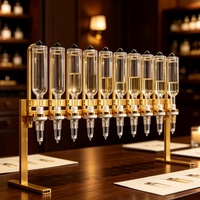 Support de table doré pour 6/12 bouteilles, machines de remplissage de parfum, distributeur de parfum, bar à parfum pour souvenirs aromatiques
