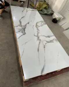 Bán Hot chống cháy xác thực nhà sản xuất UV Board 4x8feet PVC tấm đá cẩm thạch Đối với trang chủ