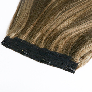<span class=keywords><strong>Extensiones</strong></span> de Cabello Humano 100% con Mechas Color P4/27 Marrón y Rubio - Product Image 2