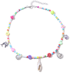 Collar Bohemio con Cuentas de Conchas Marinas, Colgante de Conchas Coloridas para Mujer, Joyería para Fiesta, Cadena para Clavícula, Accesorio de Moda - Product Image 5
