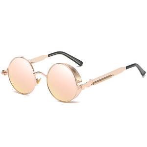 Jamie 888 Round Polarized Sunglasses Metal Frame UV400 Protection Unisex Fashion Glasses - Product Image 3