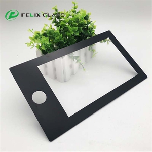 Custom Ultra Clear Glass Manufacturer Chemical Strengthened Display <b>Cover</b> Glass Panel for HMI <b>Screen</b> - Product Image 1