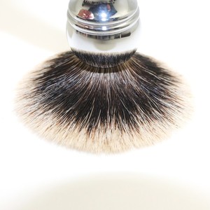 JDK 100% Pur <span class=keywords><strong>Blaireau</strong></span> Cheveux <span class=keywords><strong>Blaireau</strong></span> Argenté En Aluminium Poignée pour hommes De Luxe De Salon De <span class=keywords><strong>Coiffure</strong></span> Professionnel - Product Image 5