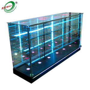 ארון תצוגה של אורות צבעוניים בהתאמה אישית עם זכוכית מחוסמת - Product Image 4