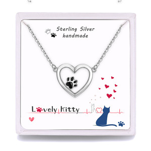 Qings Jewelry <span class=keywords><strong>collana</strong></span> in <span class=keywords><strong>argento</strong></span> Sterling 925 placcato oro rosa con <span class=keywords><strong>collana</strong></span> a cuore <span class=keywords><strong>collana</strong></span> d'amore - Product Image 3