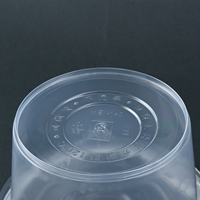 À emporter clair pp rond blister récipient de qualité alimentaire sans BPA emballage alimentaire jetable de haute qualité bol de riz