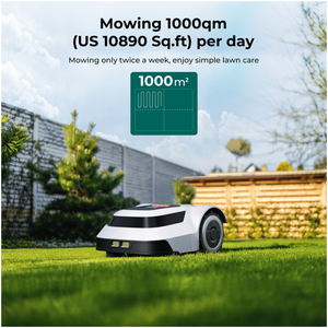 <span class=keywords><strong>Tondeuse</strong></span> à gazon sans fil miniature 2026, dernière génération, télécommande, 1500 m², navigation intelligente, <span class=keywords><strong>tondeuse</strong></span> automatique pour jardin/cour, 1 kW, cœur PLC - Product Image 4