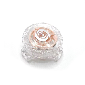 Transparent Shell Rotating Plastic Shoe Buckle <b>28mm</b> Unisex Sneakers Boots Casual Shoes Adjustable Knob Closure - Product Image 5