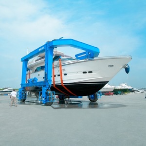 Lève-bateau marin fiable de 15 tonnes pour la mise en quille et le récupération de yachts en chantier naval, avec palan à câble ou à chaîne - Product Image 6