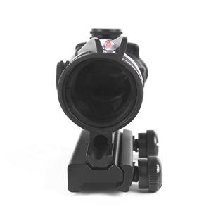 Mira de Caça Vermelha/Verde com Lente Objetiva de 32mm, Ampliação de 4x, Visor de Ponto Vermelho, À Prova d'Água, Uso Tático ao Ar Livre - Product Image 5