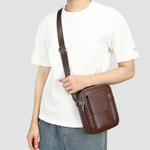 MARRANT-Petit sac à bandoulière en <span class=keywords><strong>cuir</strong></span> pour <span class=keywords><strong>homme</strong></span>, sac à bandoulière en <span class=keywords><strong>cuir</strong></span> véritable - Product Image 3