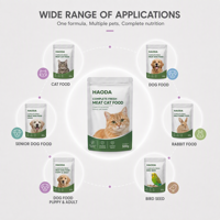 Sachet Doypack Personnalisé Imprimé en Usine 2,5 kg avec Fermeture Zip Refermable pour Aliments pour Chats, Sac d'Emballage Alimentaire en Plastique de Qualité Alimentaire pour Animaux de Compagnie OEM ODM
