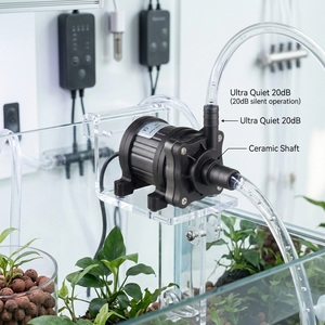 Bomba de Agua Sumergible DC sin Escobillas ZKSJ DC40, 12V 24V 660L/H 7M de Altura de Elevación, IP68 Ultra Silenciosa para Acuarios, Peceras, RV, ODM OEM - Product Image 4