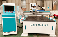 Machine de marquage, gravure et sablage au laser à fibre grand format pour miroirs de salle de bain en verre à mise au point dynamique