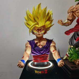 Figurine Goku <span class=keywords><strong>Super</strong></span> Saiyan 4 Anime <span class=keywords><strong>Dragon</strong></span> <span class=keywords><strong>Ball</strong></span> <span class=keywords><strong>GT</strong></span> en résine, statue de collection avec base LED Shenron pour la décoration de la maison - Product Image 6