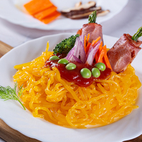 Chinese Ketogenic Instant Foods Slim Thin Weight Low Carbs Low Calorie Low Fat Sugar Free Wet Carrot Konnyaku Noodles Spaghetti