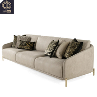 Ensemble de canapé en tissu de luxe imprimé léopard noir et blanc pour salon Mobilier personnalisé pour appartement ou villa