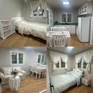 Genişletilebilir konteyner ev prefabrik Mobil ev katlanır oda Villa ev küçük oturma odası fikirleri konteynerler otel yapılmış - Product Image 3