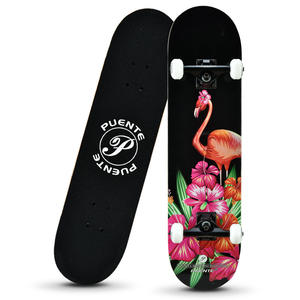 สเก็ตบอร์ดแบบกำหนดเอง4ล้อดาดฟ้าบอร์ด ABEC-9แบริ่งลื่นไถลสเก็ตบอร์ดโต้คลื่นสำหรับผู้ใหญ่ - Product Image 6