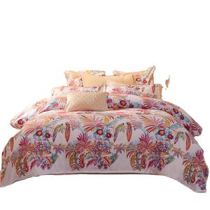 在一个亏损时尚超细纤维砂磨无污渍被套床单床上用品 - Product Image 1