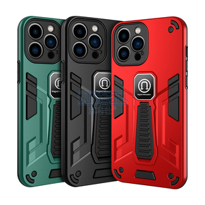 Funda de teléfono personalizada 2 en 1 TPU PC tridentt con soporte de anillo de soporte para iPhone 16 15 16 15 <span class=keywords><strong>14</strong></span> 13 para funda de teléfono móvil samsung - Product Image 6
