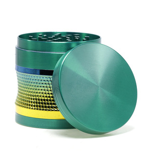 Moulin à herbes sèches moderne de 63 mm à taille fine, 4 couches, en alliage de zinc antidérapant, avec logo personnalisé, vente en gros d'usine - Product Image 4