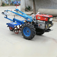 Nuevo Tractor Agrícola Diésel de 10hp de Gran Venta con Cosechadora de Cacahuetes, Arado de Discos y Arado de Flecha para Transporte