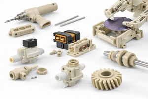 Material PEEK con 20% de Fibra de Carbono, Gránulos de Resina PEEK Modificados con CF20%, Materia Prima Plástica CF20 PEEK - Product Image 2