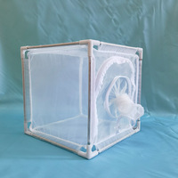 Cage d'élevage d'insectes pliable de luxe pour terrarium d'insectes en maille ultra-fine pour l'observation des chenilles