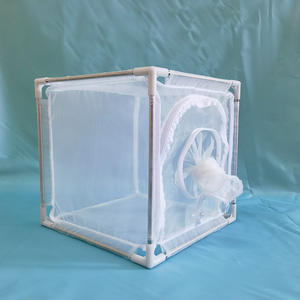 Ultra ince örgü açık böcek teraryum lüks tırtıl gözlem için katlanabilir böcek yetiştirme kafes - Product Image 4