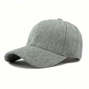 Casquette de baseball de luxe pour femme, collection automne-hiver 2024, style simple, en laine légère, à calotte rigide, sportive, style urbain, pour l'extérieur, nouveau design - Product Image 3