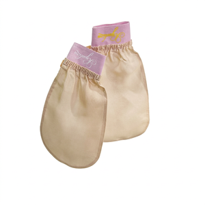 Gant de bain turc doux au toucher gant exfoliant Style Hammam forme ovale épurateur de corps Viscose matériel Spa nettoyant peau vernis - Product Image 1